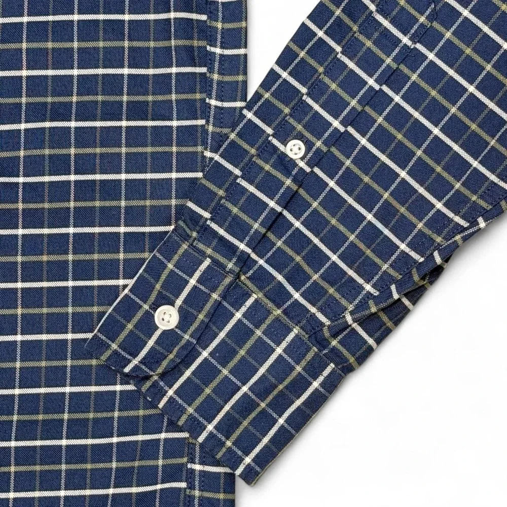 Reserved: Men's Medium J. Crew checkered button-up Oxford shirt